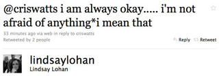 Illustration for article titled Cops Arrive At Lindsay Lohan's House; She Live Tweets It